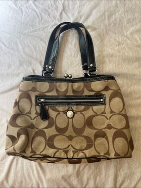 Coach Signature Tote Bag in Brown
